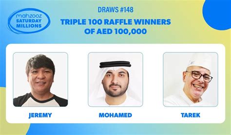 mahzooz winners yesterday|Emirati, Egyptian and Filipino nationals win Dh100K each in Mahzooz dr.